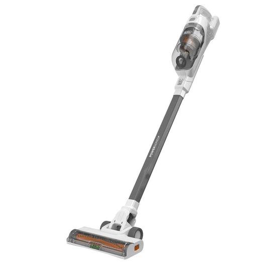 BLACK+DECKER POWERSERIES+ 20V MAX Cordless Stick Vacuum with LED Floor Lights, Lightweight, Multi-Surface (BHFEA520J) , White