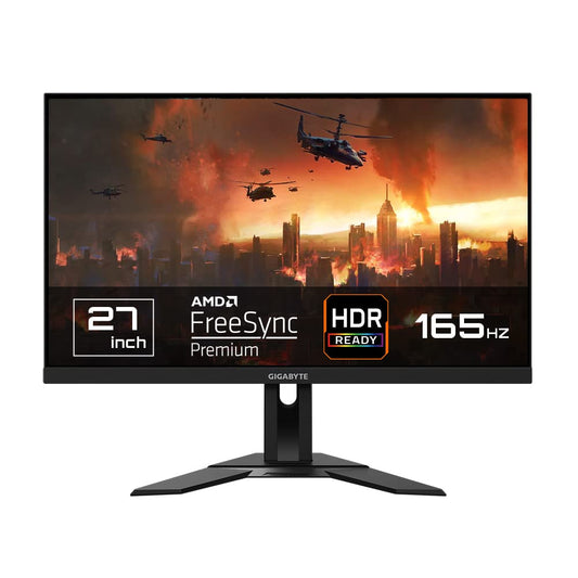 GIGABYTE G27F 2 cm 68.58 cm (27") 165Hz (170Hz OC) 1080P Gaming Monitor, 1920 x 1080 SS IPS Display, 1ms (MPRT) Response Time, 90% DCI-P3 /130% sRGB, FreeSync Premium, Black