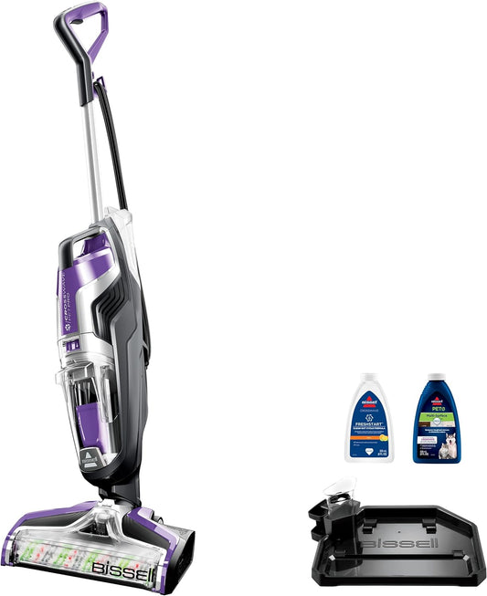 BISSELL Crosswave Pet Pro All in One Wet Dry Vacuum Cleaner and Mop for Hard Floors and Area Rugs, Purple, 2306A