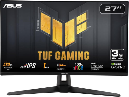 ASUS 27" 1080P 280Hz 1ms HDR Gaming Monitor with Freesync and G-SYNC - VG279QM1A