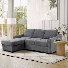 ARIA SOFA CHAISE GRAY